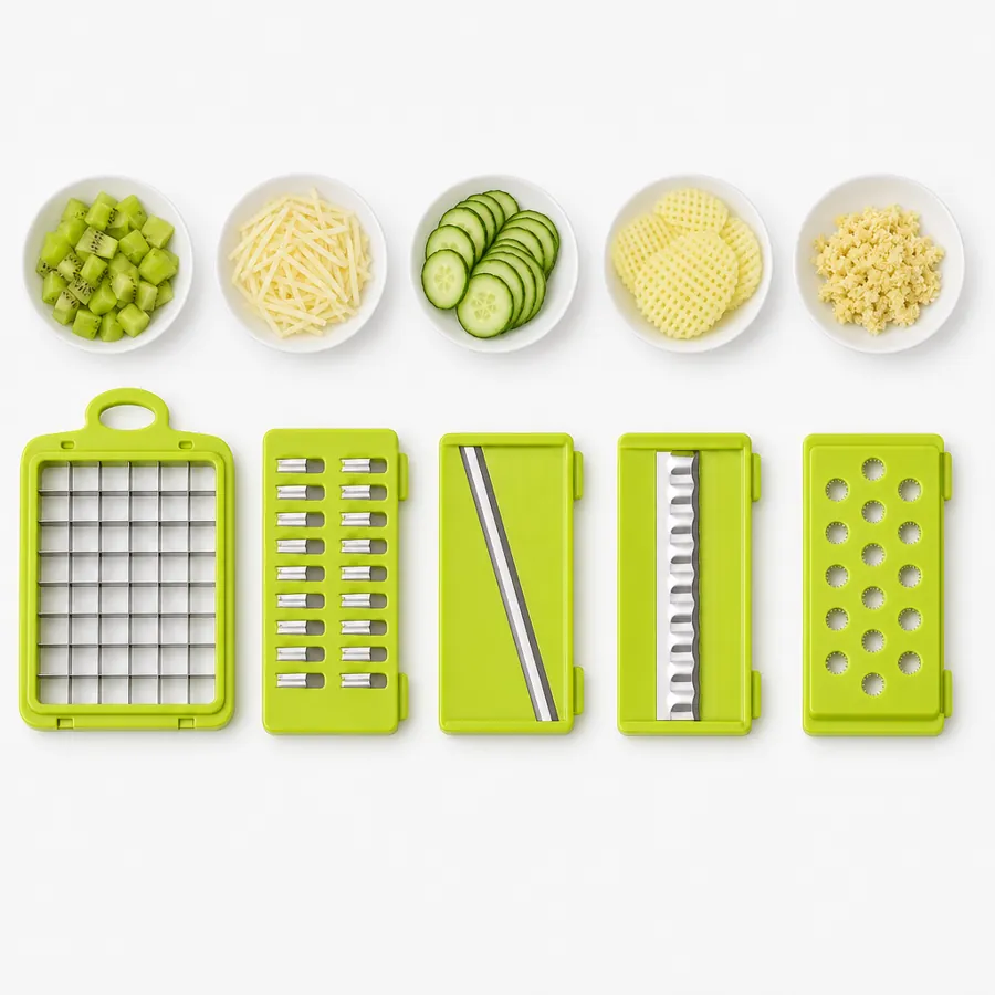 The 16 interchangeable UltraCut blades and inserts